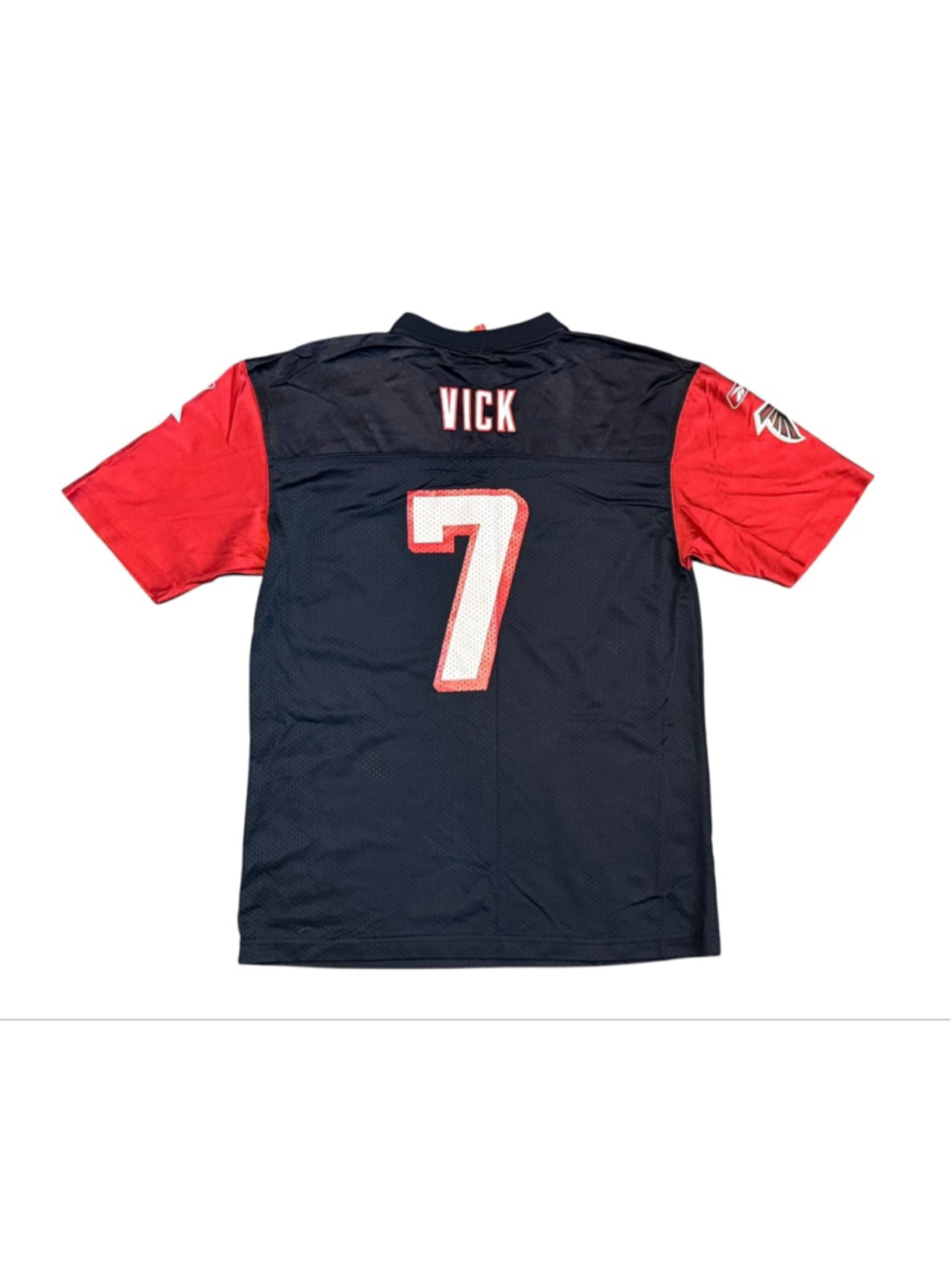 Michael Vick Atlanta Falcons #7 NFL Reebok Jersey Youth XL 18-20 Black Red - Picture 6 of 10